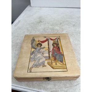 Christmas Jesus Angel Religion Trinket Box Jewelry box accessories